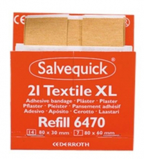 6470 Pflasterstrip Salvequick Textil 12 St XL