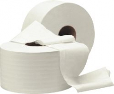 Toilettenpapier 2-lagig wei 250 Blatt 8 Rollen