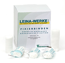 LEINA -60200 kohsive Fixierbinden, 6 cm, einzeln