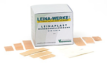 LEINA - 70204 Wundschnellverband  elastisch, blau, 5m x 6cm detektierbar