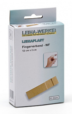 LEINA - Leinaplast - Fingerverband, elastisch, blau, detectierbar 12 x 2 cm, 100 St.  in Schachtel