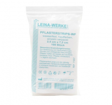 Leina - 71007 Pflasterstrips  2,5 x 7,2 cm 100 Stck.Druckverschlussbeutel