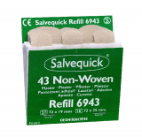 6943 Salvequick Pflasterstrips Vlies Sensitive Pflaster, Refillbox